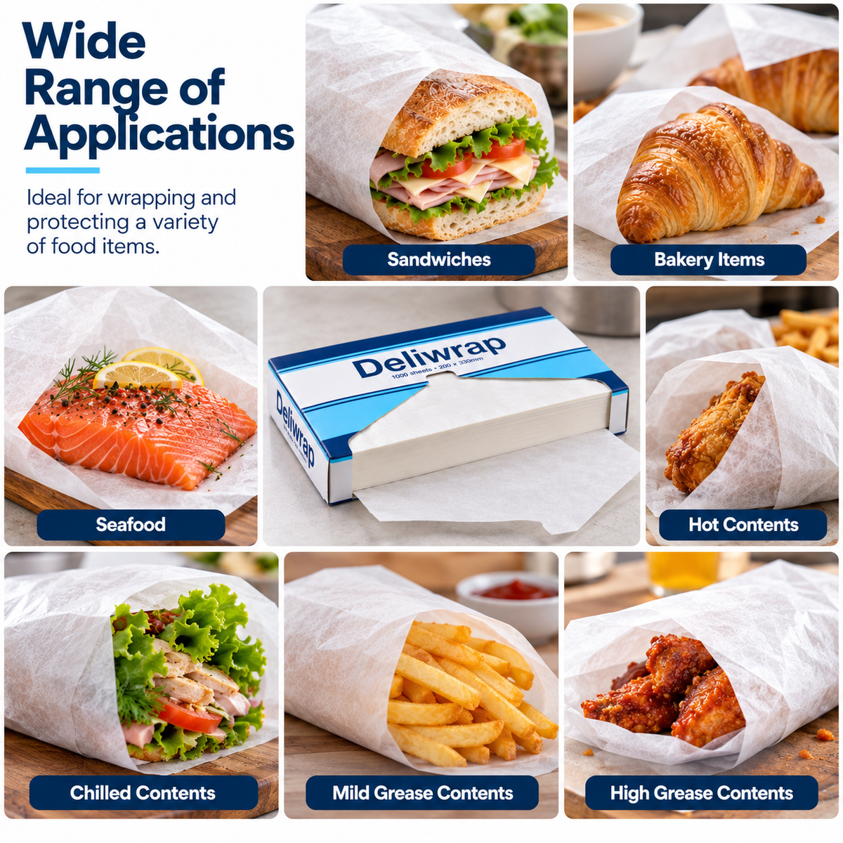 Sandwich and Bagel Deli Wraps