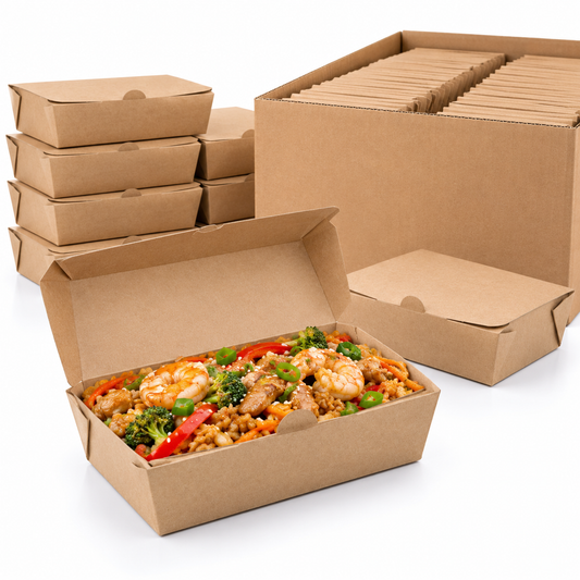 Medium Kraft Takeaway Box – 800ml