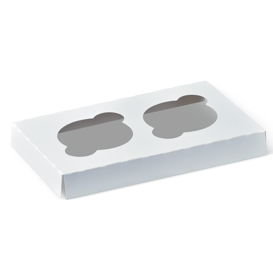 2 Cupcake Box Insert – White Cupcake Holder | 200 Pack