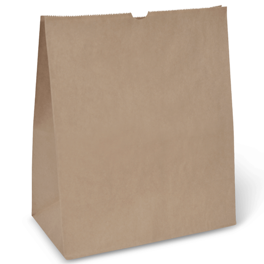 Brown Paper SOS Takeaway Bag – 325 × 280 × 150mm