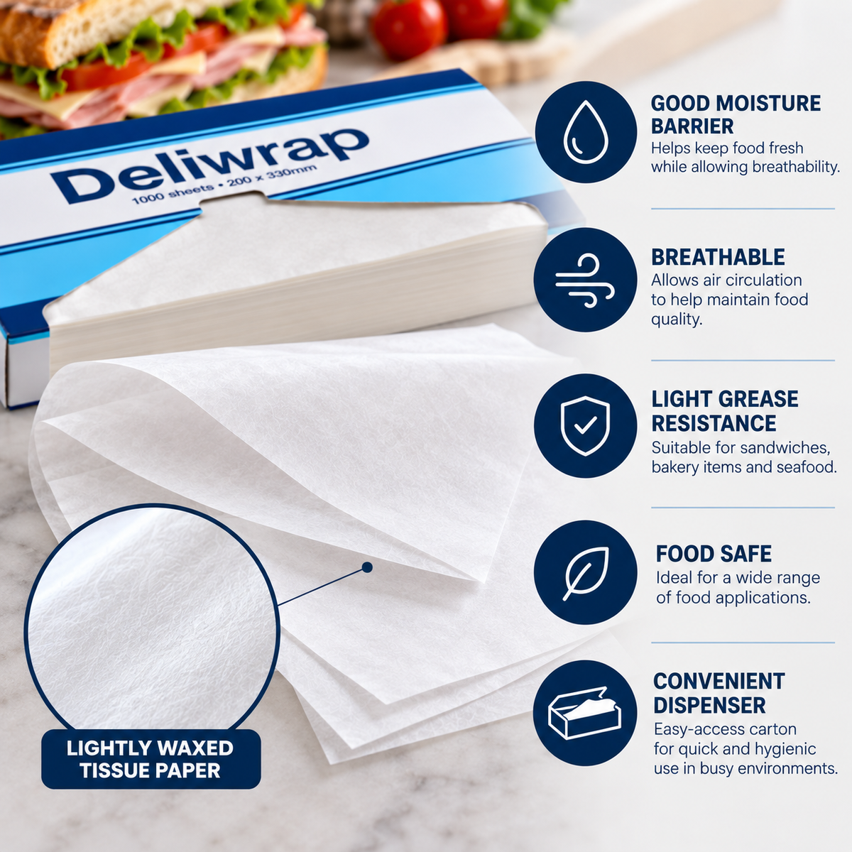 Sandwich and Bagel Deli Wraps