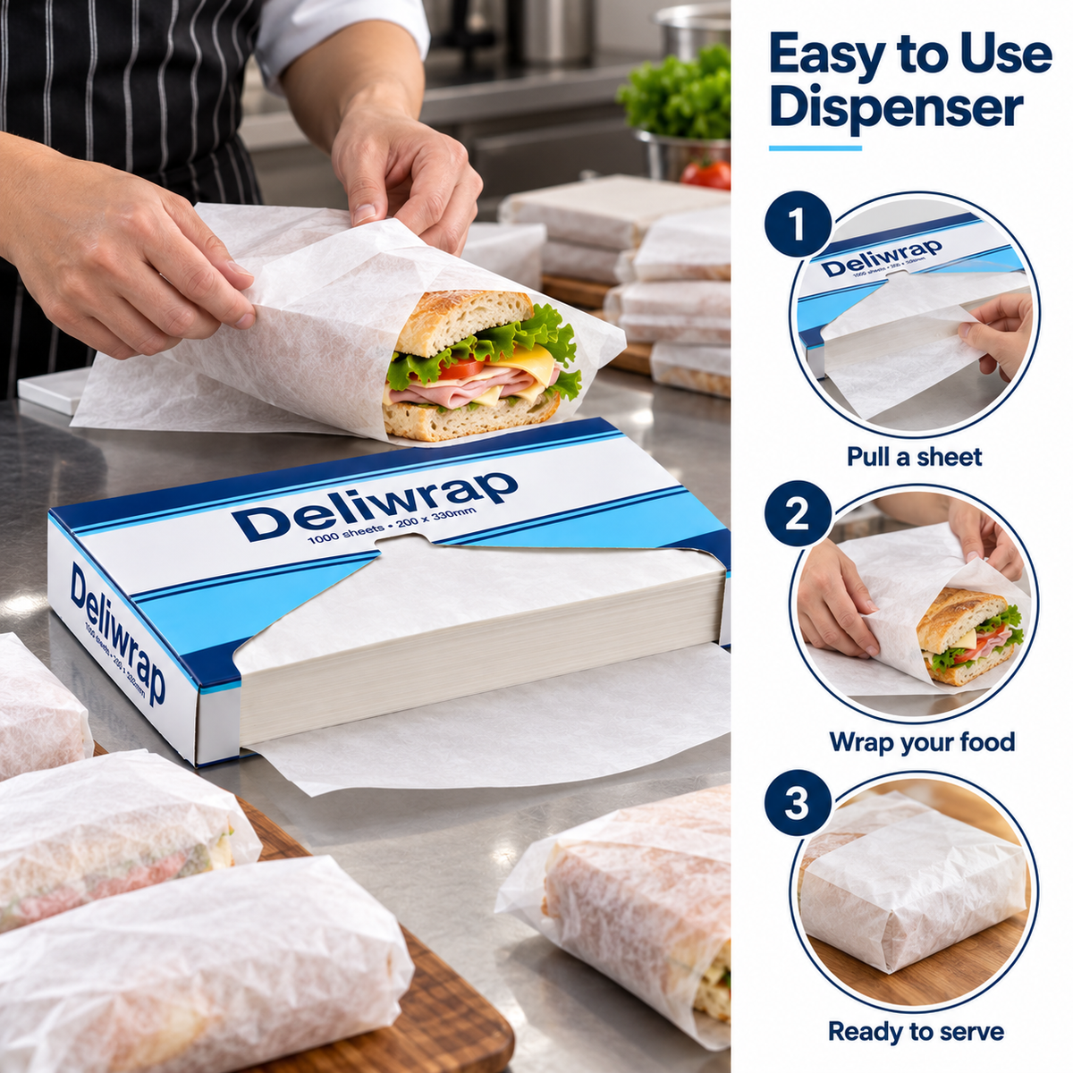 Sandwich and Bagel Deli Wraps