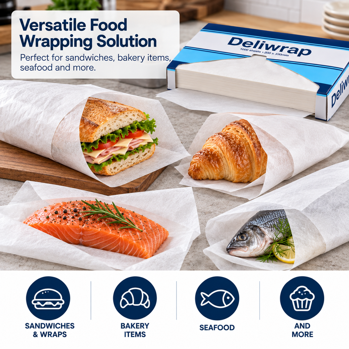 Sandwich and Bagel Deli Wraps